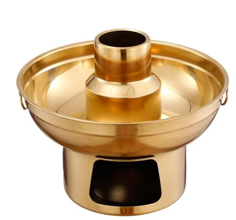 Trockeneis-Lebensmitteltopf - Runder Trockeneis-Lebensmittel-Displaybehälter, Eislebensmittel-Hot Pot | Serviertablett Für Kalte Speisen Aus Edelstahl Für Obst, Dessert, Kuchen,