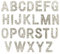 DEFIYEAR 26PCS Rhinestone Letters Stickers A-Z, Glitter Self Adhesive Alphabet, Silver Crystal Alphabet Stickers for Decors Clothes Bags DIY Craft, Bling Rhinestone Letters