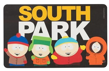 South Park Brettchen - Frühstücksbrettchen Schneidebrettchen aus Resopal Schwarz