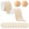 SUNXBUK Sujetador Adhesivo Push up,Boob Tape,Pezoneras Adhesivas Invisibles,Invisible Adhesivo Pecho,Cinta Adhesiva para el Pecho,Adecuado para Vestidos Pequeños con Escote en V, Vestidos Escotados