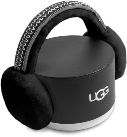 UGG Damen Tasman Schaffell Ohrenschützer, Schwarz II, Einheitsgröße