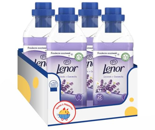 Ammorbidente Bucato Profumato Lavanda – 25 Lavaggi – Variazioni 4/8/12 Pezzi – 575 ml (4)