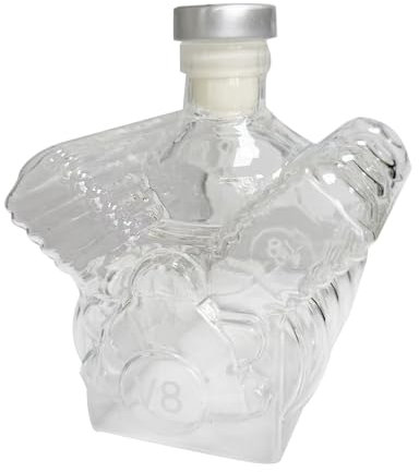 Liquor Decanters - V8 Engine-Inspired Vodka Bottle Decanter | Wine Dispenser Home br Decoration for Kitchen Restaurant Living Room | Bottle Display Dispenser | Glass Crystal Whiskey Decanter