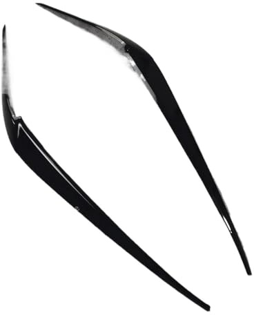 Eyelids Frame Light 2Pcs ABS Glanz Scheinwerfer Augenlider Fit Für BMW G01 G02 G08 X3 X4 Ix3 20i 20d 25i 25d 35i M40i X-Drive 2021-2024 Lci(G01 G02 Gloss Black)