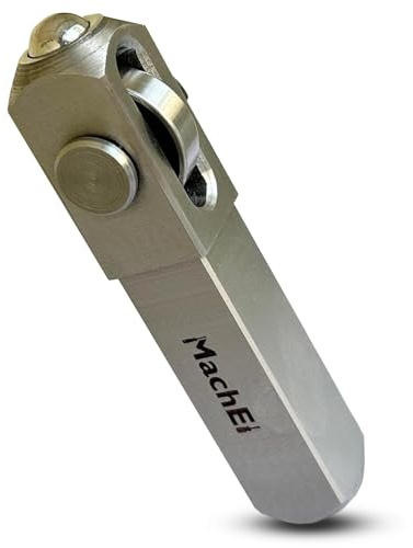 MachEl Mini Lathe Burnishing Tool – Precision Series, Enclosed Roller Burnishing Tool for High-Accuracy Finishing, 3/4'' X 3/4''X 2-1/2'' Shank Compatible with CNC & Manual Lathes, HRC 18-68