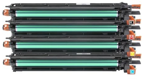 CQadsDyrx 4 Piece Image Drum Unit Developer Unit With Developer Compatible With Ineo Plus 226 256 266 C226 C256 C266