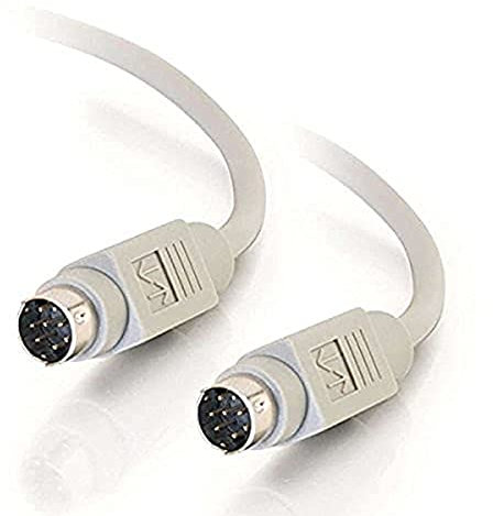 C2G 10ft 8-pin Mini-Din M/M Serial Cable 3.04m Bianco cavo per tastiera, video e mouse
