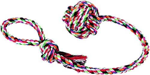 Palla Kerbl Cotone con la Corda, 9 cm