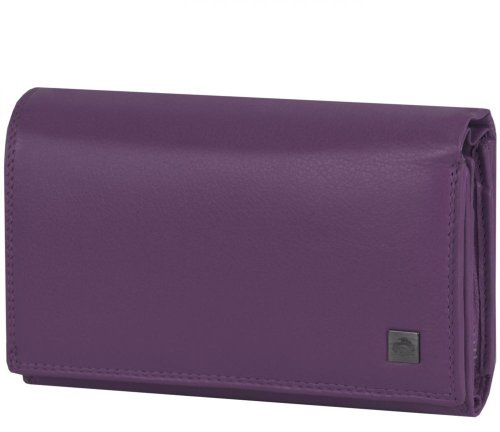 Greenburry Spongy Geldbörse Leder 15,5 cm, Purple, one size