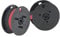 Farbband -(5.Stück) schwarz/rot - für Olympia CPD 5212 E -Farbbandspulen für Olympia CPD5212E- Farbbandfabrik Original