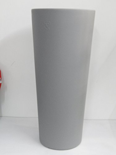 Cache pot rond en résine Genesis h. 70 cm. Bianco