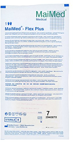 Dr. Junghans Medical HANDSCHUHE OP Latex Gr.7 steril puderfrei 1X2 St