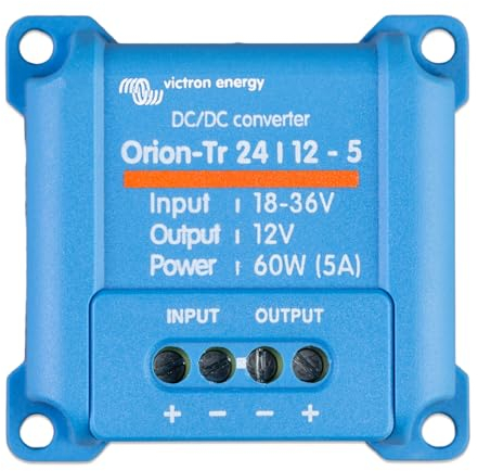 Victron Energy Orion-Tr Convertisseur IP43 24/12-Volt 5 amp 60-Watt DC/DC, Non isolé