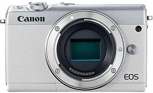 Canon EOS M100 Systemkamera Gehäuse Kamera Body (24,2 MP, Dual Pixel CMOS AF, DIGIC 7, klappbares 7,5cm (3 Zoll) Touchscreen Display, WLAN, NFC, Bluetooth, Full-HD), grau