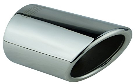 L&P A294-1 Auspuffblende Endrohrblende Chrom Edelstahl spiegel poliert kompatibel mit Golf 7 VII Variant Kombi 1,2TSI 1,6TDI Plug&Play Auspuff Blende für 65mm Endrohr Blende Endrohre