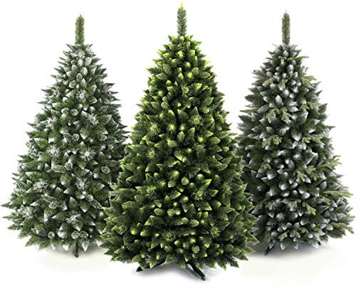 AmeliaHome Künstlicher Weihnachtsbaum 150 cm Tannenbaum Christbaum Kiefer PVC Weihnachtsdeko Alice