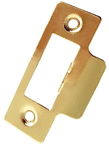 Short Strike Plate Mortice Latch x 1 - Polished Brass
