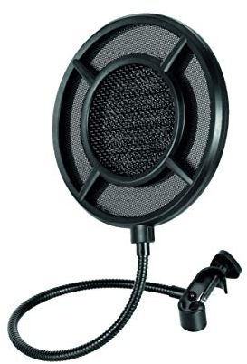Thronmax Pop-Schutz (P1) für professionelle HD Aufnahmen durch physikalische Rauschunterdrückung in Studioqualität beim Podcast / Streamen / Chat / Gameplay / YouTube / etc.