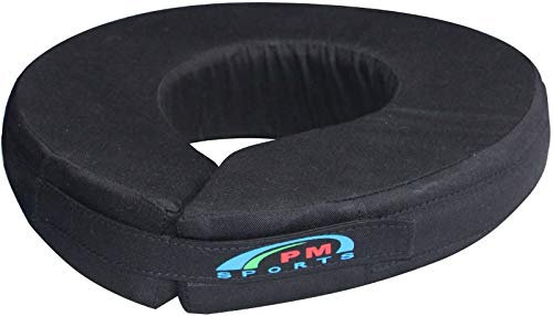 PM Sports Kart/Race/Rally Adult Nackenstütze/Helmstütze Nackenschutz Größe 16 bis 20 Zoll (Schwarz)