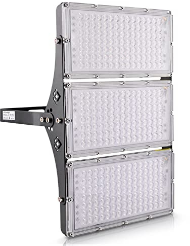 Bellanny Focos LED Exterior 300W 30000LM Foco Proyector LED IP65 Impermeable Iluminación de seguridad, 315LEDs 3000K Blanco cálida Floodlight Apliques para Jardín Casa Garaje Patio Terraza Campo