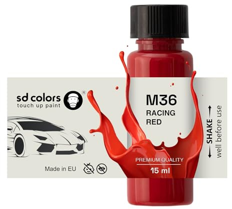 SD COLORS RACING RED M36 - Pintura para retocar (15 ML), color rojo