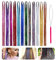 12 Farben Haar Lametta Stränge set 1440 Strähnen Lametta Haarverlängerungen mehrfarbige Hair Sparkle Extension Extensions Lametta Glitzer für Mädchen, Frauen, Kinder, Party