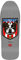 Powell Peralta Frankie Hill Bulldog Skateboard-Deck, silberfarben, 25,4 x 80 cm