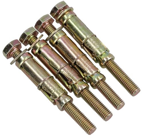 M10 10 mm x 100 mm Spreizschraube für Mauerwerkhülsenanker, 4 Stück