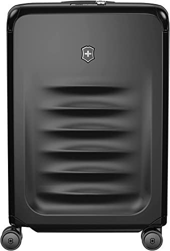 Victorinox Spectra 3.0 Expandable Medium Case, Reisekoffer Mittelgroß, Trolley mit 4 Rollen, 69 x 46 x 30 cm, 81-113 Liter, Erweiterbar, Schwarz