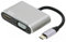 Multibao USB C to HDMI VGA Adapter, 4k*2k 1080P 2 IN 1 Type C to VGA HDMI Cable Compatible with MacBook Pro/Dell XPS/Samsung/Huawei and more