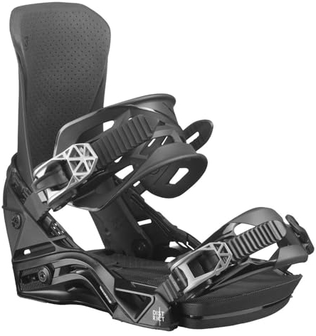 Salomon District Snowboard Bindings Herren L41776000 Modell 2022-23, L, schwarz