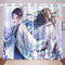 DDONVG Demon Verdunkelungsvorhänge Japan Anime Vorhang 100% Polyester Vorhang Mit Ösen Für Kinderzimme Schlafzimmer Dekoration (9,150x166cm(BxH)/ 75x166cmx2)