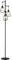 HOMCOM Lampadaire style industriel 40 W max. 3 abat-jours en métal filaire luminosité réglable - ampoule E27 - noir