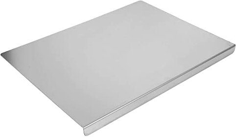Protector De Encimera De Tabla De Cortar De Acero Inoxidable, Protector De Encimera De 40X30cm / 50X40cm / 60X40cm Con Labio, Tablas De Cortar De Acero Inoxidable 304 Extragrandes, Grosor De 1,5mm ( S