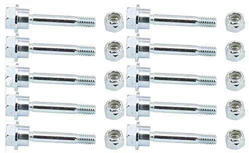 SECURA 10x Abscherbolzen kompatibel mit Husqvarna 12524SB 961930046 Schneefräse