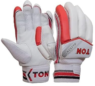 SS TON Glory Cricket Batting Gloves | Multicolor | Size: Boys | for Right-Hand Batsman