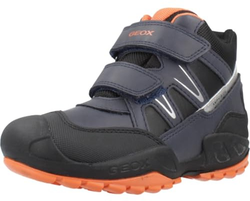 Geox J New Savage BOY B A, Sneaker, Blue