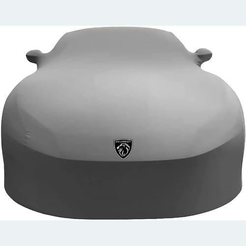 Auto Komplette Autoabdeckungen für Peugeot 307 CC Coupe Cabrio 2003-2008,Weich Stretch Stoff Maßgeschneiderte Indoor Autoplane Atmungsaktiv Staubschutz Autozubehör,Thickened-D