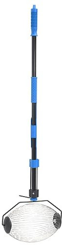 Bulliing Raccoglitore di Noci Blu 127 cm in Acciaio,Nocciolino di Oliva Raccogli Castagne Raccoglitore Castagne Rullo Giardino Leggero attrezzo a Mano all'aperto con Telescopico