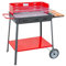 BARBECUE A CARBONELLA 'SUPERMAX' CON APPOGGIO cm 60x40x85h