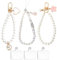 FOSDICK 3 PCS Colgante Para Movil, Colgante Movil, Cuerda Para Movil, Colgantes para Movil Abalorios, Cordón de Teléfono con Cuentas de Acrílico, Cadena para Móvil, para Niñas Mujeres