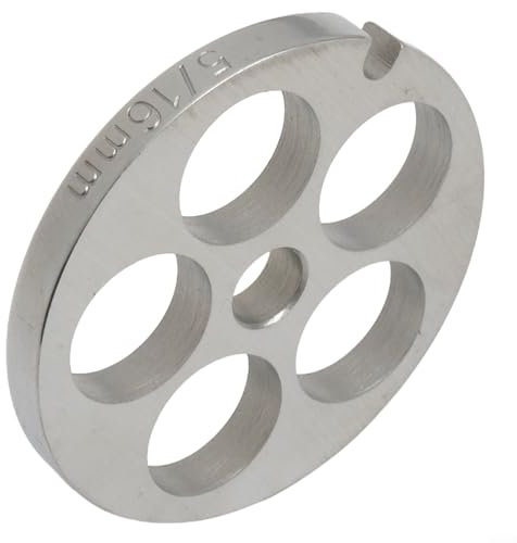 Verwendung der Edelstahlscheibe Nr. 5 in verschiedenen Fleischwolfen, einschließlich für Bosch und Bauknecht Modelle (16 mm)