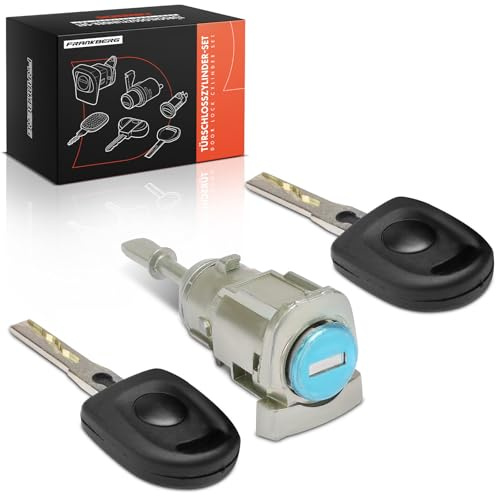 Frankberg Cylindre de serrure de porte, avant droit 6Q4837167E | Compatible avec: Golf IV 1J1, Golf IV Variant 1J5