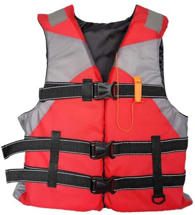POIUIYQA Giubbotto di Salvataggio Salvagente per Adulti e Bambini per Adulti per Paddle Boarding Aiuto al Galleggiamento in Schiuma con Fischietto, Giacca Impermeabile