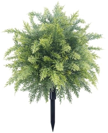 KiBcsLic Künstliche Zypresse, Formschnitt, Eleganter Gartenstecker für Hochzeiten Im Freien Und Im Innenbereich