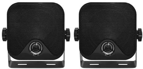 VNSMM Tweeter Lautsprecher Horn 4 Zoll 100W Marine wasserdichte Lautsprecher Heavy Duty Box Oberfläche Montieren Im Freien Für Pool LKW Auto Hochtöner
