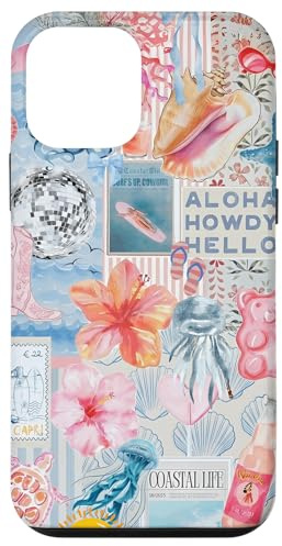 Beachy Blue Coquette Coastal Collage Preppy Cute Aesthetic Case for iPhone 12 mini