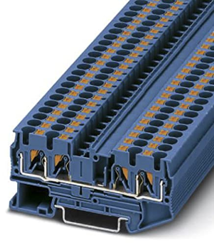 PHOENIX CONTACT PT 4-QUATTRO BU Durchgangsklemme, Blau, 800 V, 32 A, 4 Anzahl der Anschlüsse, 0.2 mm² - 6 mm² Querschnitt, 1 Stück