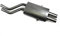 1026156 Sportauspuff 2x76mm rund scharf für 3er E46 320 323 325 328 330 EG ABE