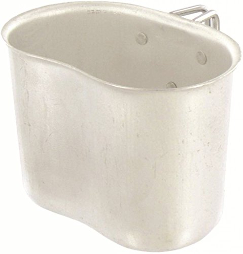 HIGHLANDER - Gavetta in Alluminio con Impugnatura in Acciaio, 550 ml